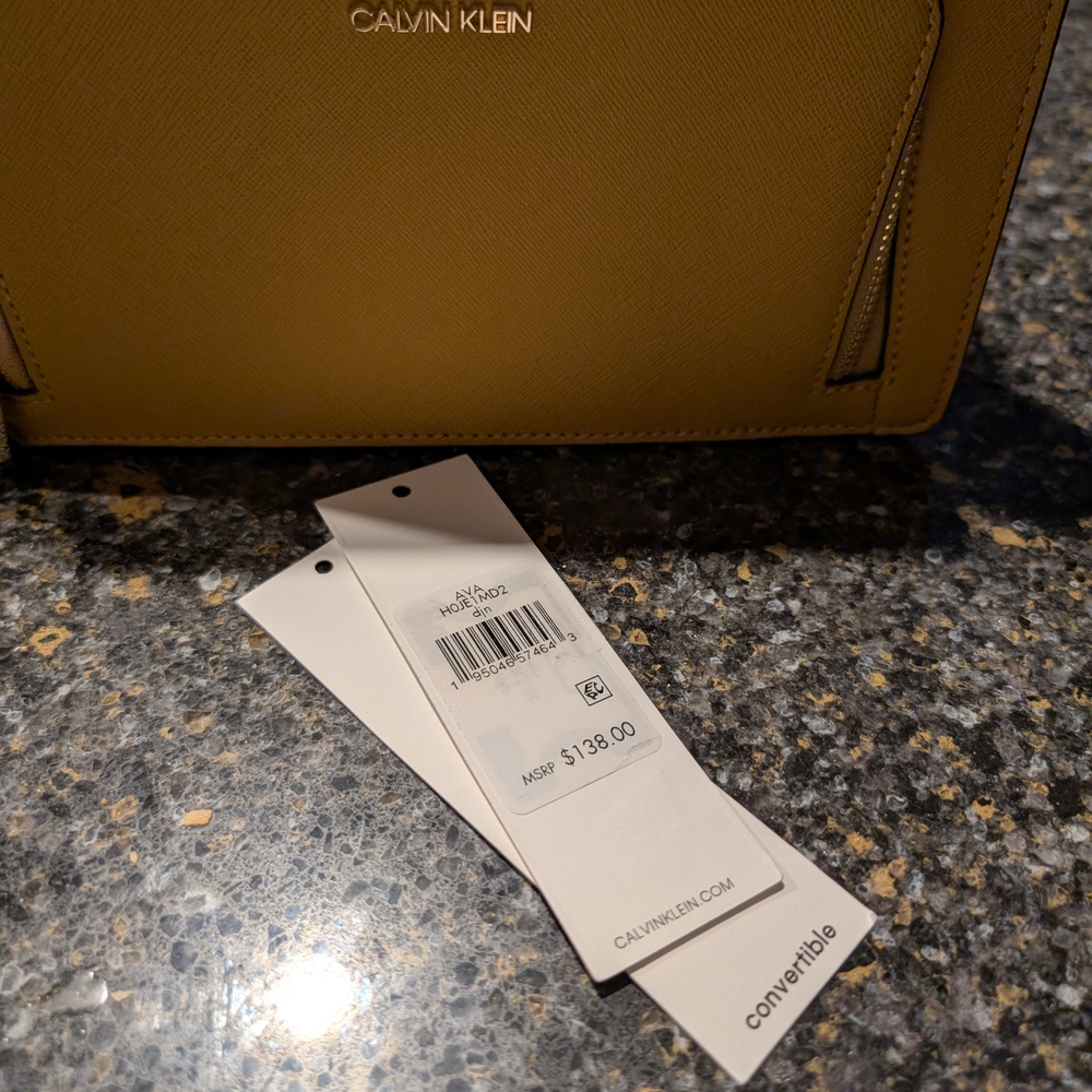 Calvin Klein Yellow Crossbody Bag - Picture 6 of 6